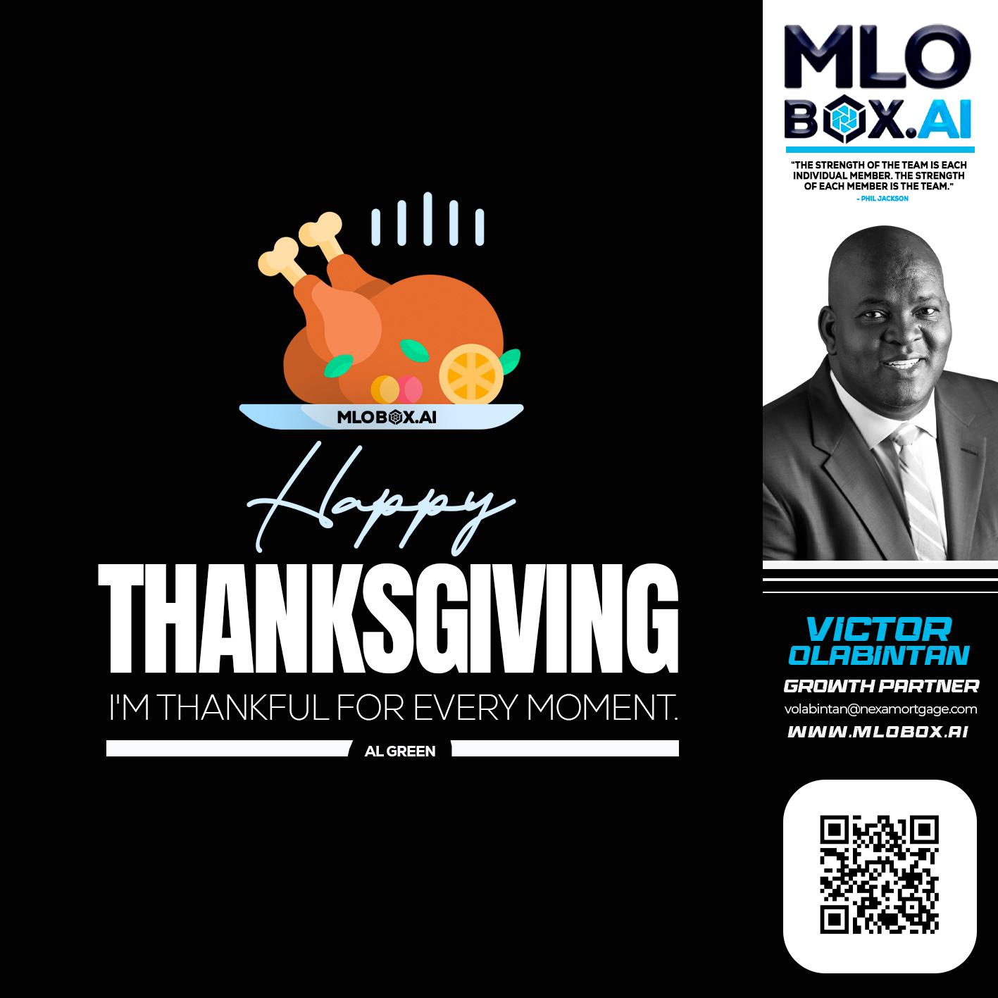 HAPPY THANKSGIVING - Victor Olabintan -Loan Officer