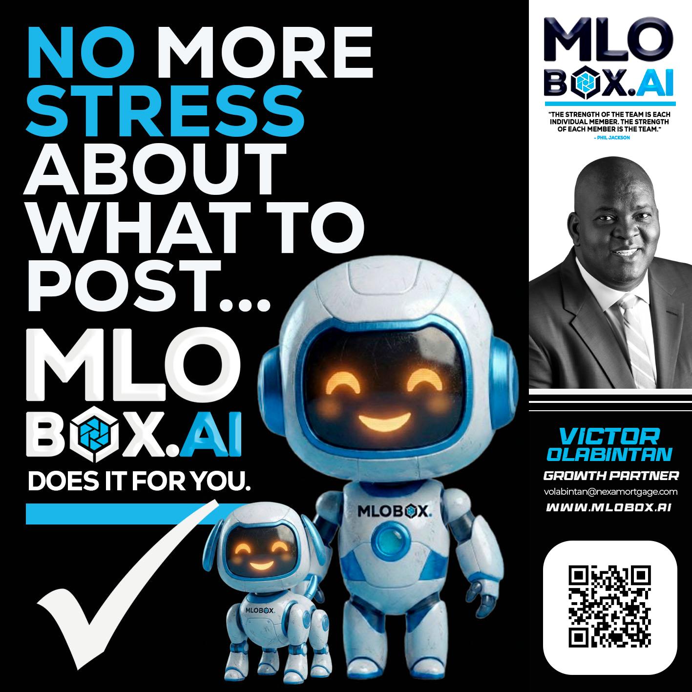 NO MORE STRESS - Victor Olabintan -Loan Officer