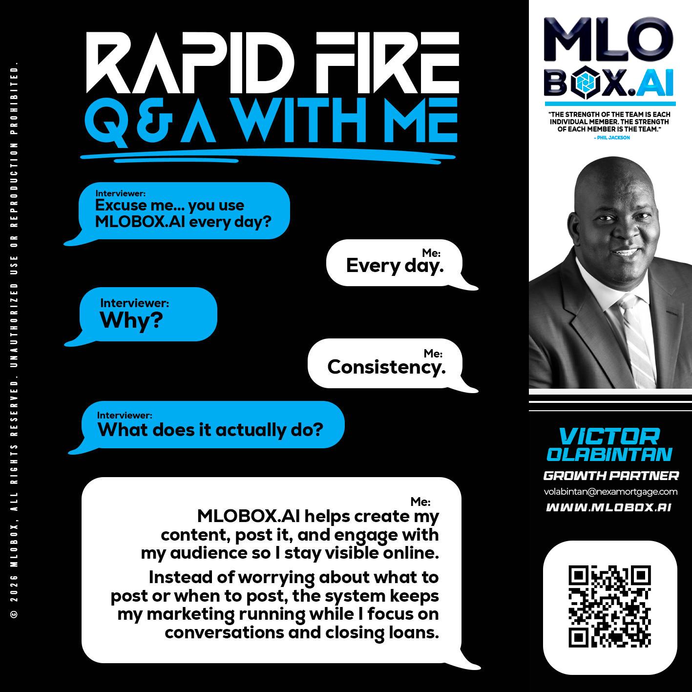 RAPID Q&A - Victor Olabintan -Loan Officer
