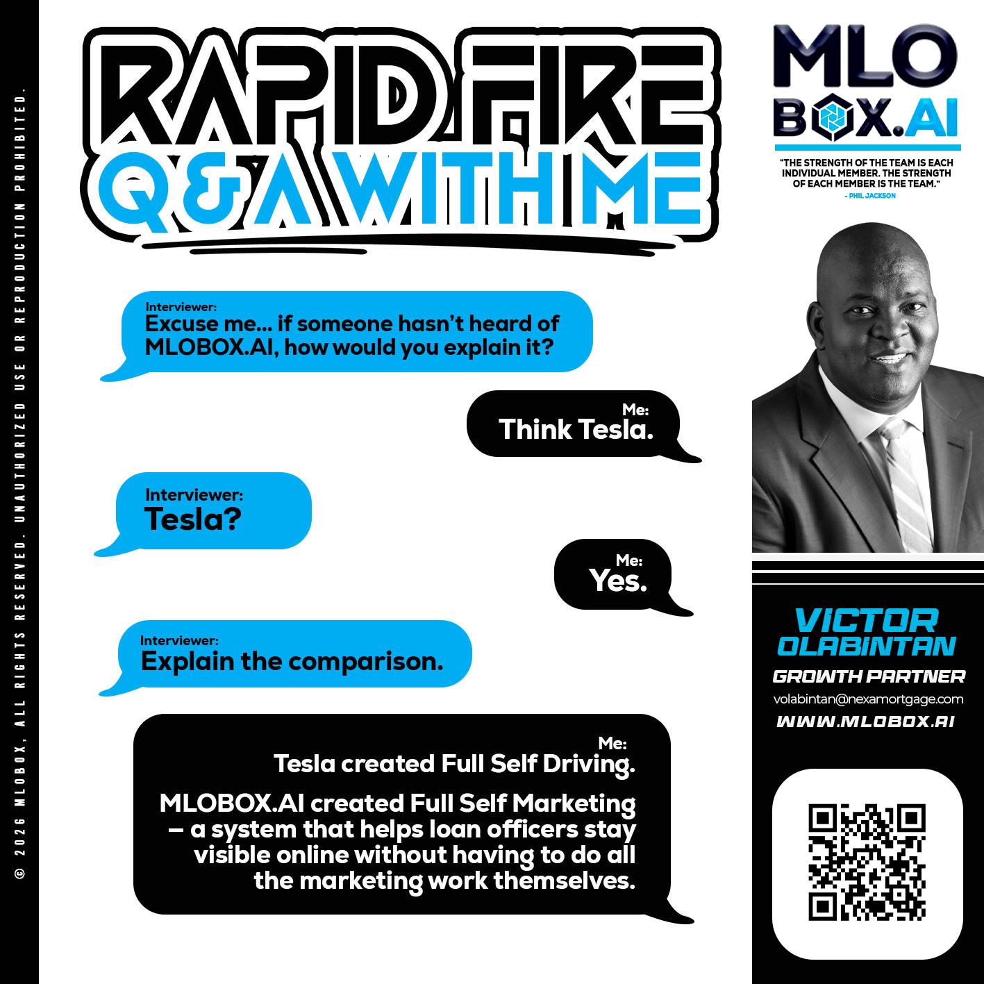 RAPID FIRE Q&A - Victor Olabintan -Loan Officer